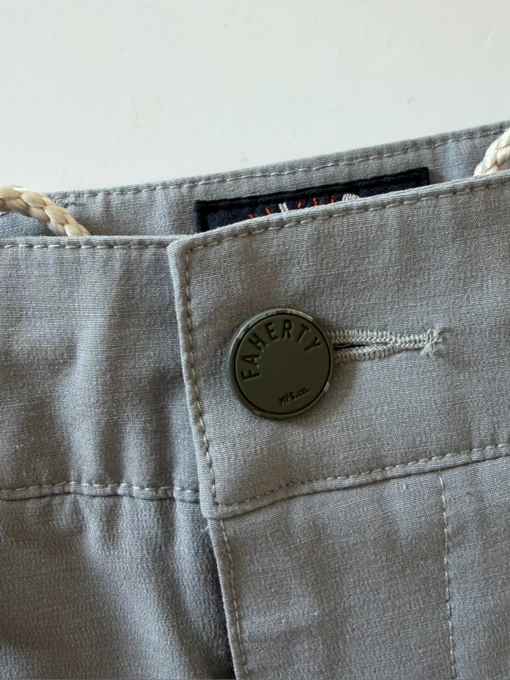 Faherty Shorts Womens 30 Gray All Day Shorts Performance